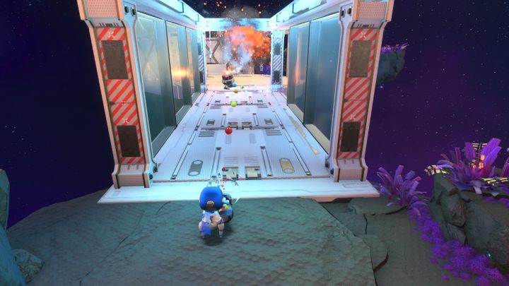 Go back up, open the chest, and get the weapon once more - Astros Playroom: Deep Dataspace - walkthrough - SSD Speedway - Astros Playroom Guide