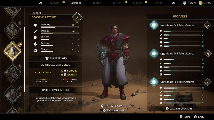 You will receive the Deadeye's Attire as part of the main quest, From Beliefs to Trust - Atlas Fallen: All Armours - Secrets and Finds - Atlas Fallen Guide