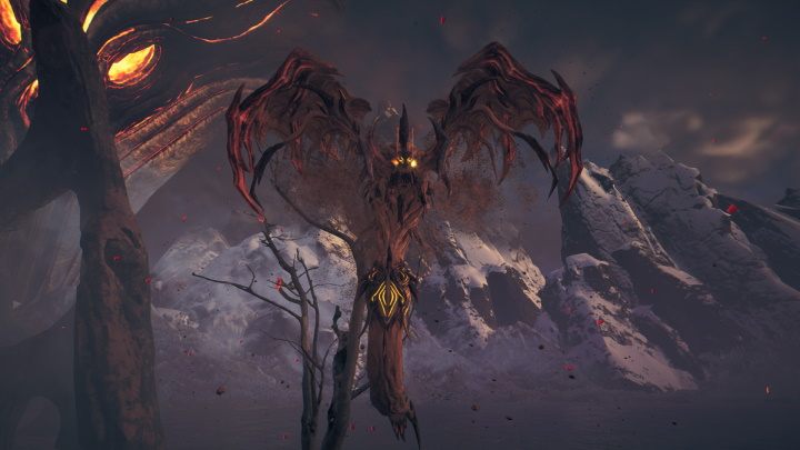 Skorchur can be found on a platform in the south-eastern part of The Black Alms - Atlas Fallen: All Bosses - Basics - Atlas Fallen Guide