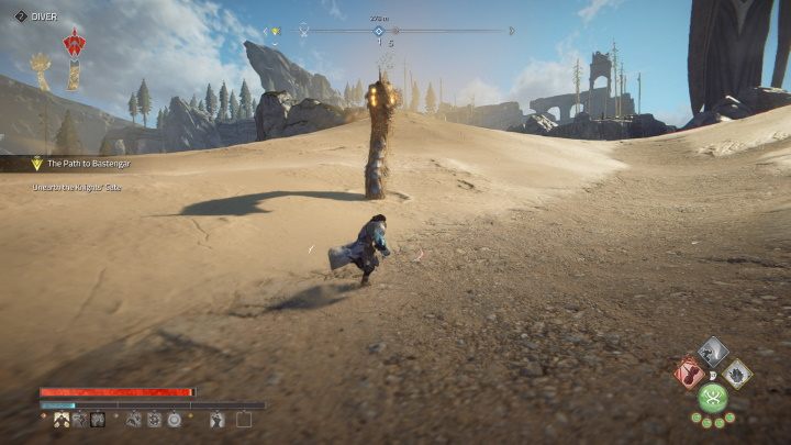 During fights with tougher opponents, pay attention to a drawing of their body appearing in the top left corner of the screen - Atlas Fallen: Beginners Guide - Basics - Atlas Fallen Guide