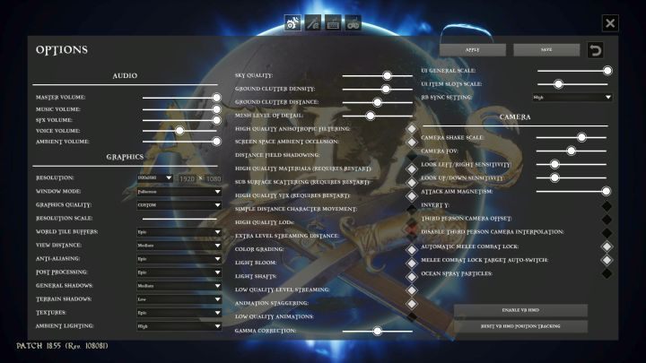 Depending on your PC, you will be able to set a different level of detail. - How to increase the performance of the ATLAS game? - FAQ - ATLAS Guide and Tips