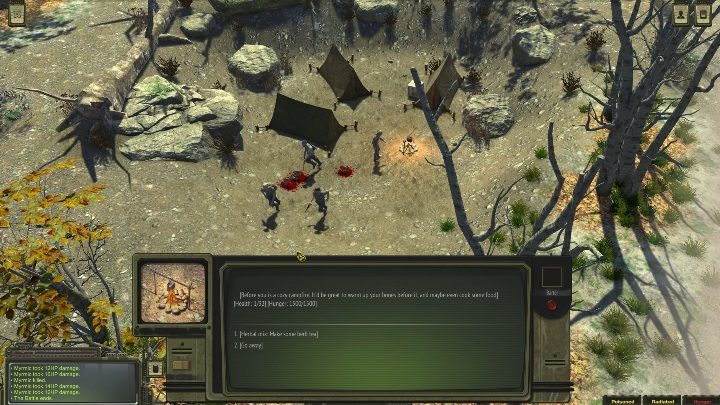 If you have any vegetables or meat, you can prepare them at a bonfire - How to cure your hero in ATOM RPG? - Starting tips - ATOM RPG Guide