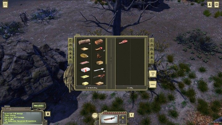 To skin the animal in ATOM RPG, you must first get a knife - How to skin an animal in ATOM RPG? - Starting tips - ATOM RPG Guide