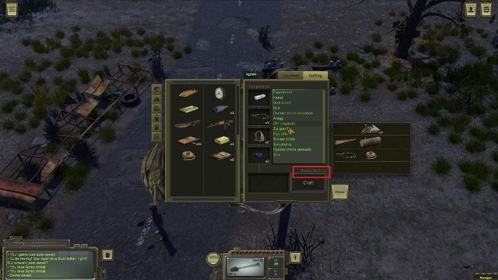Another important indicator is the chance of creating an item - How does crafting work in ATOM RPG? - Starting tips - ATOM RPG Guide