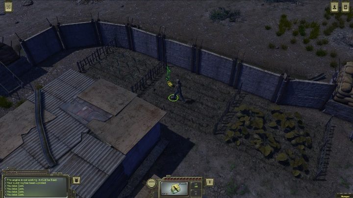 Maize is just behind his hut - Where to get a shovel in ATOM RPG? - FAQ - ATOM RPG Guide