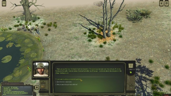 In order to get the fishing rod - or more precisely the ability to fish - you have to go to the fisherman waiting at the pond in Ostradnoye - How do I get a fishing rod in ATOM RPG? - FAQ - ATOM RPG Guide