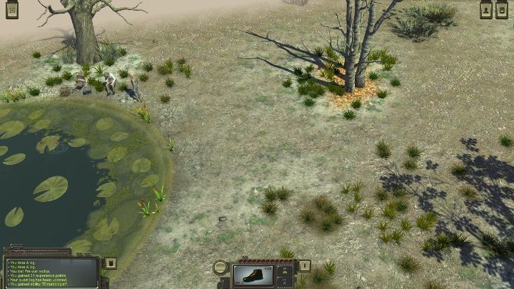 Return to the fisherman with the bottle - How do I get a fishing rod in ATOM RPG? - FAQ - ATOM RPG Guide