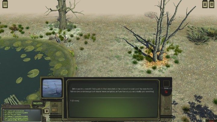 Remember that in order to fish you have to get the lure - How do I get a fishing rod in ATOM RPG? - FAQ - ATOM RPG Guide