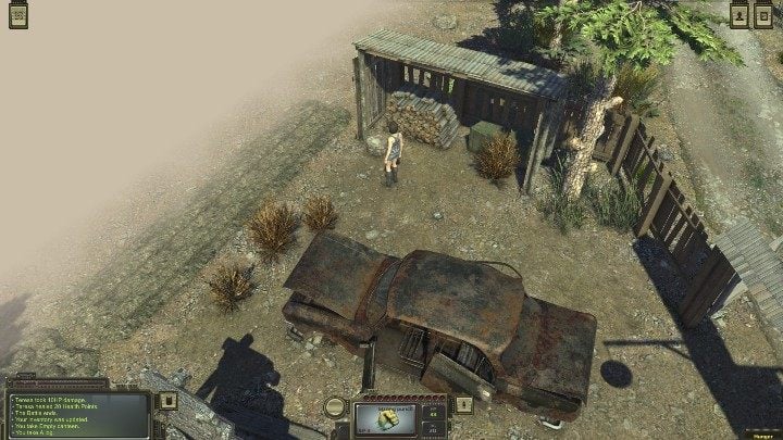 When you wake up after being beaten up, visit the surrounding area and collect all possible items - The beginning - ATOM RPG Walkthrough - Walkthrough - ATOM RPG Guide