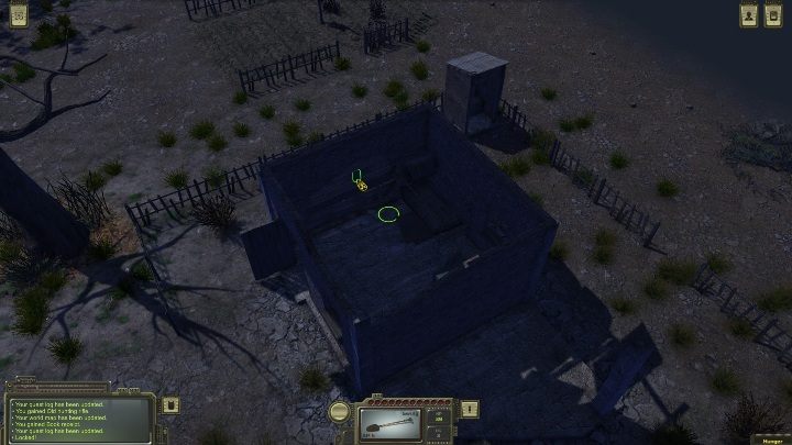 In the hut you will find a light switch, when you turn it on, a flap will appear on the floor - Otradnoye - ATOM RPG Walkthrough - Walkthrough - ATOM RPG Guide