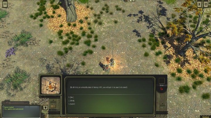 To cook your food, visit the nearest campfire - What about food in ATOM RPG? - Starting tips - ATOM RPG Guide