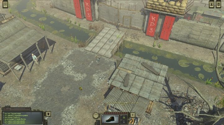 To unlock the area in the north of the city, you need to talk to the guard - Krasnoznamenny - ATOM RPG Walkthrough - Walkthrough - ATOM RPG Guide