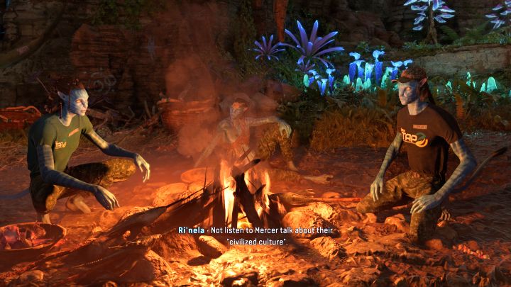 4 - Avatar Frontiers of Pandora: Where to meet Sarentu at the bonfire? - FAQ - Avatar Frontiers of Pandora Guide