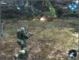 At the beginning you will have to defend the camp against the surge of Na'vi - Walkthrough - RDA - The Hanging Gardens - Walkthrough - RDA - Avatar: The Game - Game Guide and Walkthrough