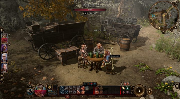 Go along the path through the cave to bypass the main gate - Baldurs Gate 3: How to get in Goblins Camp? - Baldurs Gate 3: Exploration - Baldurs Gate 3 Guide, Walkthrough