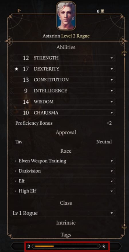 Once a character gets enough XP to fill the bar, he advances to a higher level - Baldurs Gate 3: How to gain experience points? - Baldurs Gate 3: Character & party development - Baldurs Gate 3 Guide, Walkthrough