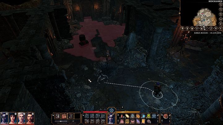 Each opponent has a specific viewcone, which is marked in red - Baldurs Gate 3: Can fights be avoided? - Baldurs Gate 3: Combat - Baldurs Gate 3 Guide, Walkthrough