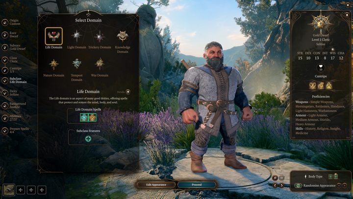 When in choice for a race viable for a Cleric (especially if you're considering wearing heavy armor), seriously consider Gold Dwarf - Baldurs Gate 3: Cleric - best build - Baldurs Gate 3: Cleric - Baldurs Gate 3 Guide, Walkthrough