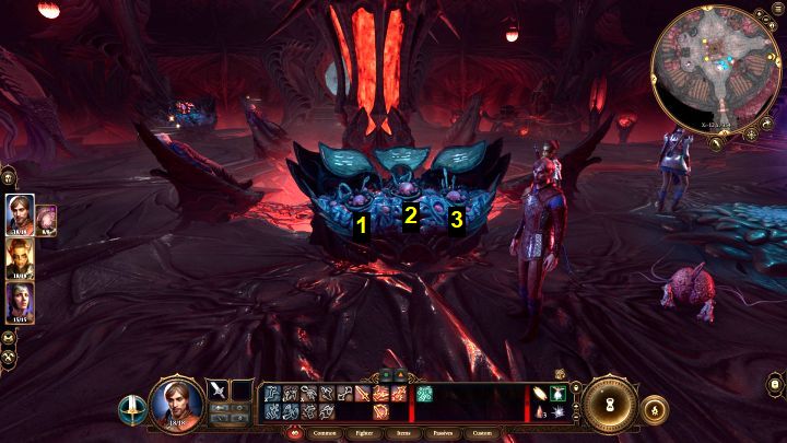 In the same room there is a second console controlling the pods with remaining prisoners - Baldurs Gate 3: Prisoners in pods - Nautiloid puzzle solution - Baldurs Gate 3: Puzzles - Baldurs Gate 3 Guide, Walkthrough