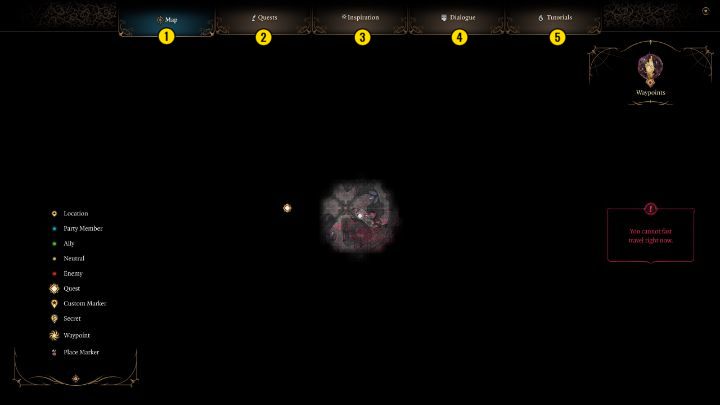 This section is dedicated to the game's journal - Baldurs Gate 3: Interface - Baldurs Gate 3: Basics - Baldurs Gate 3 Guide, Walkthrough