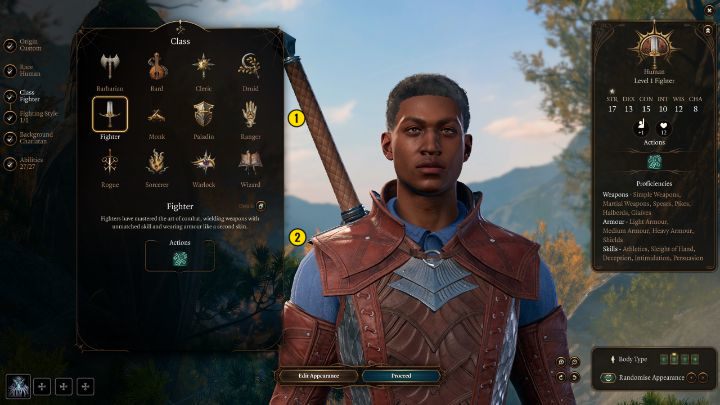 To learn more about possible classes and get their descriptions, visit a dedicated chapter of our guide (Classes) - Baldurs Gate 3: Character creation - class, race, abilities - Baldurs Gate 3: Basics - Baldurs Gate 3 Guide, Walkthrough