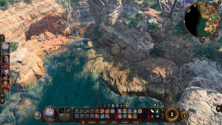 To reach the cache, go to the shore you've started the game on - Baldurs Gate 3: The Hidden Harpers Chest puzzle - Baldurs Gate 3: Puzzles - Baldurs Gate 3 Guide, Walkthrough