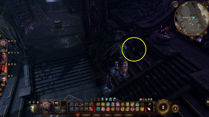 After the fight is over, disarm the traps and search all the book shelves - Baldurs Gate 3: Gauntlet of Shar in BG3 - walkthrough - Baldurs Gate 3: Act 2 - Baldurs Gate 3 Guide, Walkthrough