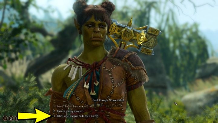 You will meet three characters in the forest, south of the goblin camp - Baldurs Gate 3: Teahouse in BG3 - walkthrough - Baldurs Gate 3: Act 1 - Baldurs Gate 3 Guide, Walkthrough