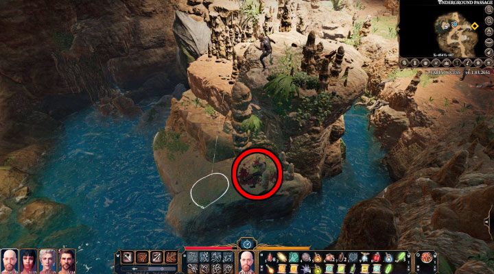 Pictured above, near the water, is a corpse holding a Charred Key - Baldurs Gate 3: Druid Grove / Silvanus Grove map - Baldurs Gate 3: World Atlas - Baldurs Gate 3 Guide, Walkthrough
