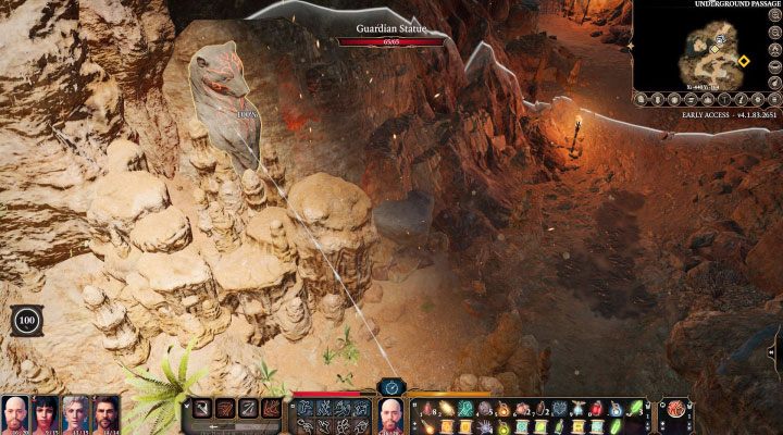 In the southern part of the passage is a trapped heavy chest - Baldurs Gate 3: Druid Grove / Silvanus Grove map - Baldurs Gate 3: World Atlas - Baldurs Gate 3 Guide, Walkthrough