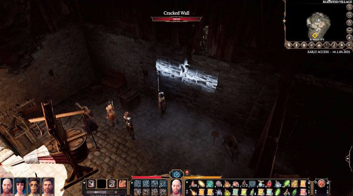 The second way involves examining the basement of a building in the central part of the village - Baldurs Gate 3: Blighted Village - map - Baldurs Gate 3: World Atlas - Baldurs Gate 3 Guide, Walkthrough