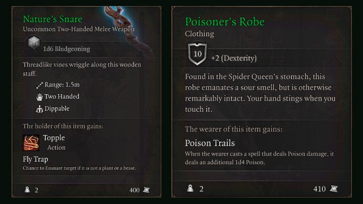 Poisoner's Robe, which causes additional Poison damage when the Wizard uses spells based on Poison damage, is found in the stomach of defeated Phase Spider Matriarch - Baldurs Gate 3: Wizard - best build - Baldurs Gate 3: Wizard - Baldurs Gate 3 Guide, Walkthrough