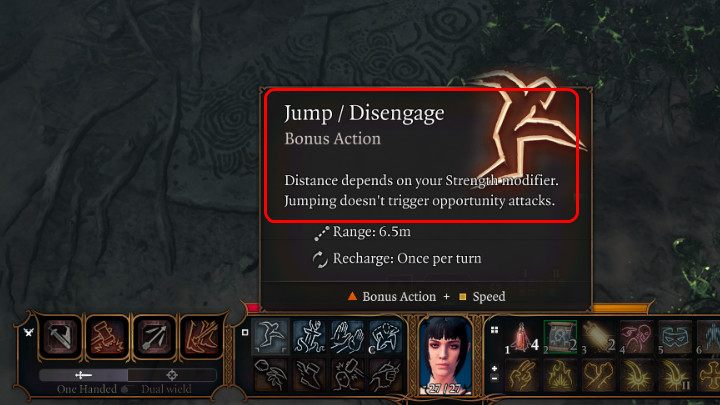 An attack of opportunity happens when an enemy leaves the player zone without using the Disengage option - Baldurs Gate 3: Combat - turns, action points, mechanics - Baldurs Gate 3: Basics - Baldurs Gate 3 Guide, Walkthrough