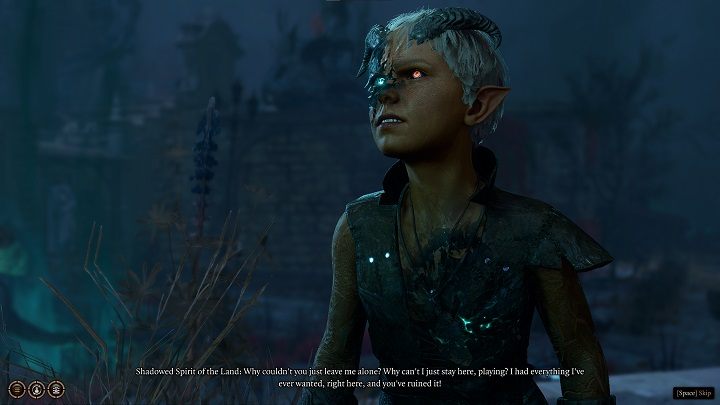 After the fight is over, persuade the child to unite with Thanial - Baldurs Gate 3: Lift The Shadow Curse in BG3 walkthrough - Baldurs Gate 3: Act 2 - Baldurs Gate 3 Guide, Walkthrough