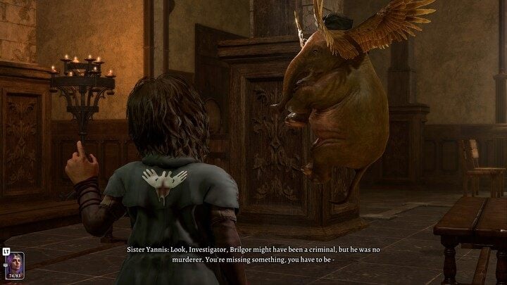 After it ends, start a conversation with the Halfling - you will learn that Lorgan's father was murdered - Baldurs Gate 3: Act 3 Rivington - Baldurs Gate 3: Act 3 - Baldurs Gate 3 Guide, Walkthrough