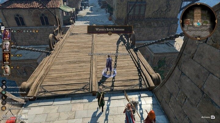 After that, leave the watchtower and head into the city - Baldurs Gate 3: Act 3 Rivington - Baldurs Gate 3: Act 3 - Baldurs Gate 3 Guide, Walkthrough