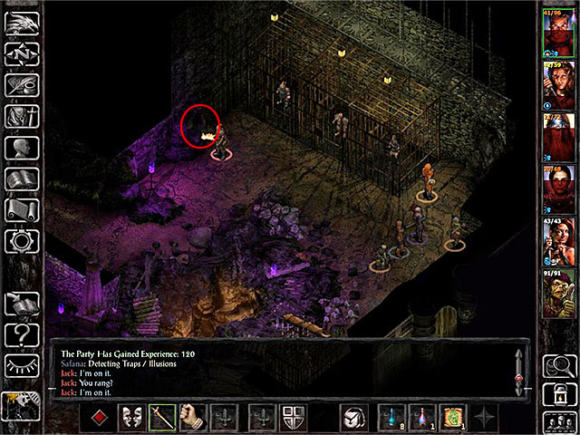 Alternatively, you can leave the crusaders in the cells, or kill them - Side Quests in Forest of Wyrms - Forest of Wyrms - Baldurs Gate: Siege of Dragonspear Game Guide