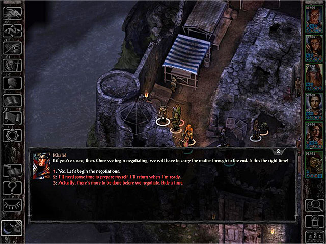 Location: Bridgefort in Boareskyr Bridge (M11,12) - Locations of potential party members | Companions - Companions - Baldurs Gate: Siege of Dragonspear Game Guide