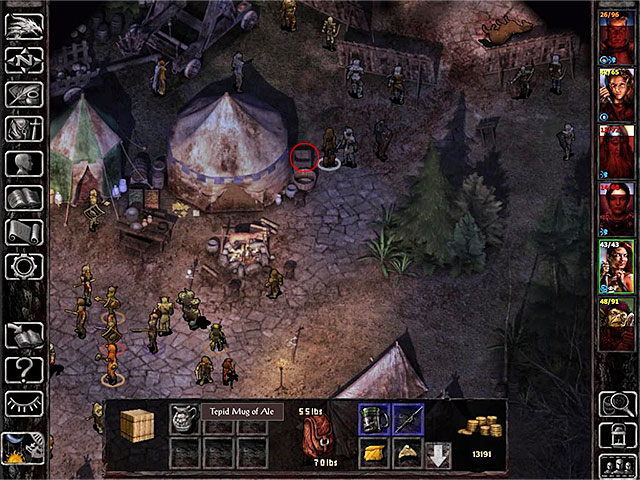 You dont have to fight the half-orcs, as you can ignore their attacks and leave them alone - Side Quests in Troll Claw Woods - Troll Claw Woods - Baldurs Gate: Siege of Dragonspear Game Guide