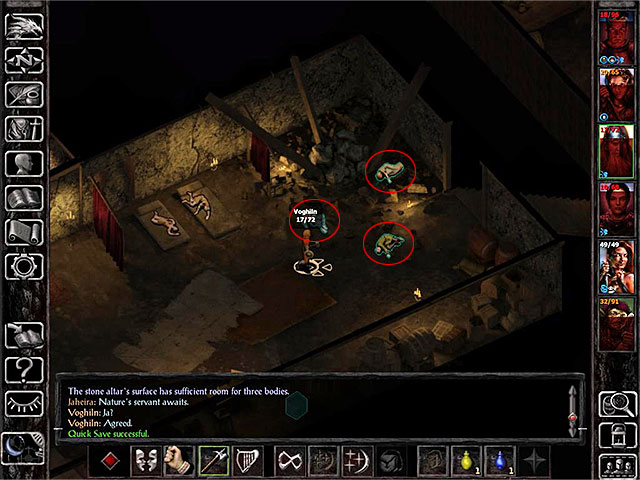 To unlock this task, you need to meet a woman named Junia, who is in the room with the altar (M11,10) - Side Quests in Boareskyr Bridge - Boareskyr Bridge - Baldurs Gate: Siege of Dragonspear Game Guide