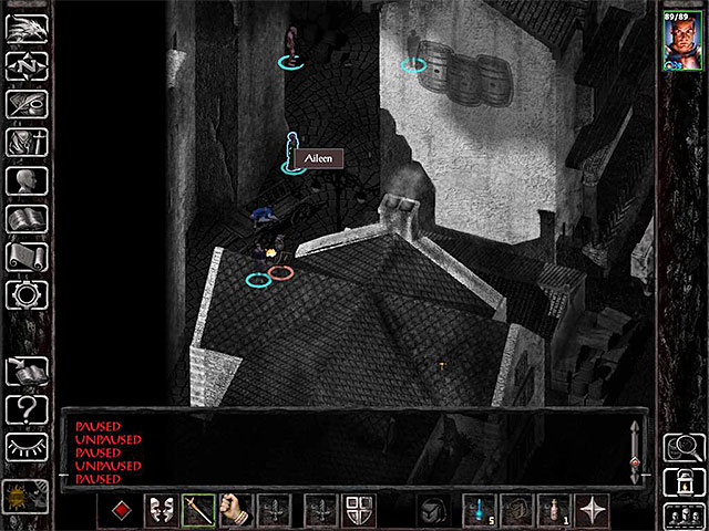 Search for the corpse at the backyard of the inn. - Side Quests in the Three Old Kegs | Three Old Kegs - Three Old Kegs - Baldurs Gate: Siege of Dragonspear Game Guide