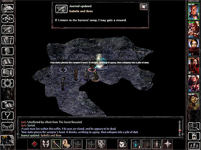 The location of the coffin - Side Quests in Coast Way Forest - Coast Way Forest - Baldurs Gate: Siege of Dragonspear Game Guide