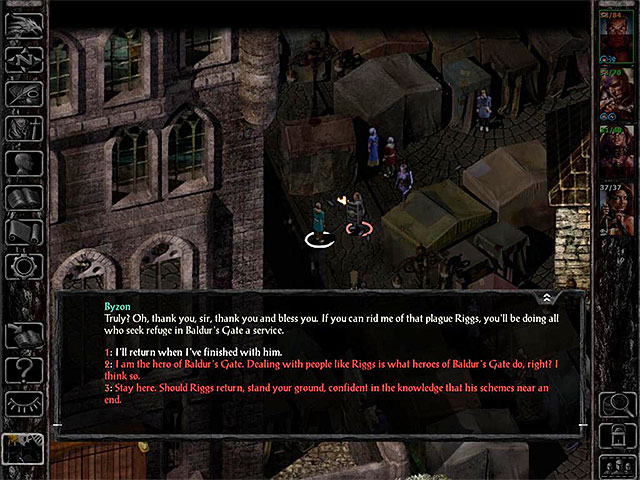 Promise to help Byzon in reclaiming the gold - Side Quests in the Iron Throne | Iron Throne - Iron Throne - Baldurs Gate: Siege of Dragonspear Game Guide