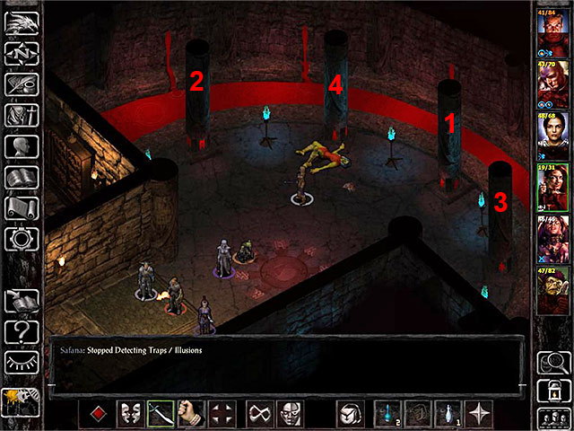 After reaching the hall with pillars, you have to defeat new monsters (start with magic-wielding Imbued Wights) - Dwarves of Dumathoin - side quest - Coast Way Crossing - Baldurs Gate: Siege of Dragonspear Game Guide