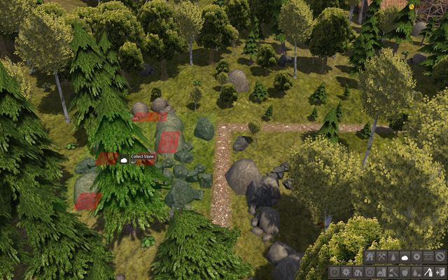 In the beginning, you can collect stone and iron from available lodes. - Stone, iron and coal - Production and processing of resources - Banished - Game Guide and Walkthrough