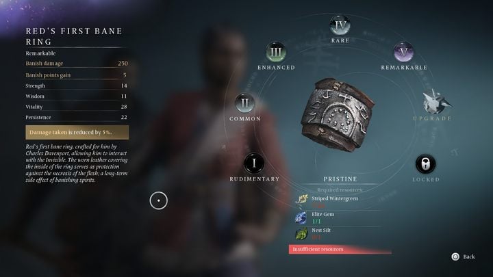 Most of the rings available in the game offer a significant bonus, but they almost always have additional requirements, such as a lower rate of refilling the Spirit Points bar or reduced resistance to enemy attacks - Banishers Ghosts of New Eden: Best weapon and equipment - Banishers Ghosts of New Eden: Basics - Banishers Ghosts of New Eden Guide