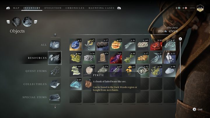 A copper-like mineral - Banishers Ghosts of New Eden: All Ritual resources - Banishers Ghosts of New Eden: Basics - Banishers Ghosts of New Eden Guide