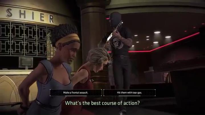 Then you will talk with Gordon, and have to make a decision about storming the casino - Chapter 1 - All in a Days Work | Episode 1 - The Enigma - Episode 1 - The Enigma - Batman: The Telltale Series - The Enemy Within Game Guide