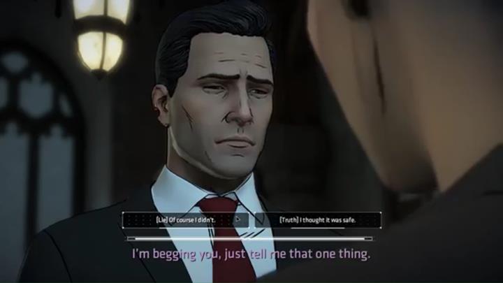 The woman will ask about the details of her fathers death - Chapter 4 - A Friend in Need | Episode 1 - The Enigma - Episode 1 - The Enigma - Batman: The Telltale Series - The Enemy Within Game Guide