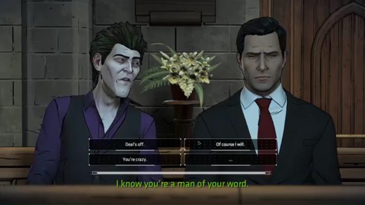 After a while, the man will remind you about the favor Bruce owes him - Chapter 4 - A Friend in Need | Episode 1 - The Enigma - Episode 1 - The Enigma - Batman: The Telltale Series - The Enemy Within Game Guide